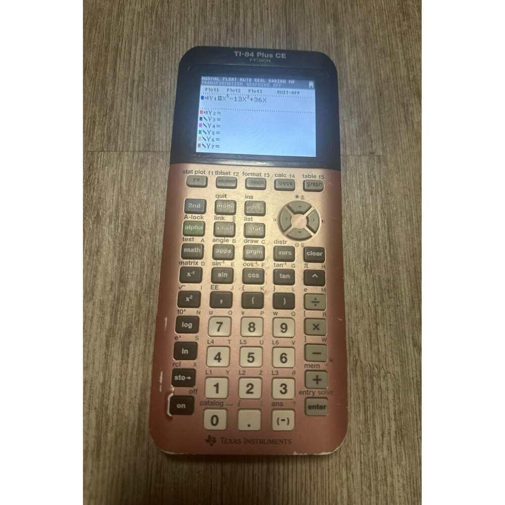 Texas Instruments TI-84 Plus CE Python Graphing Calculator Rose Gold